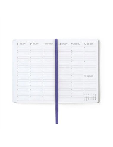 Agenda 16 Mois Semainier Photographique flowers - Medium - 2025/2026 - legami