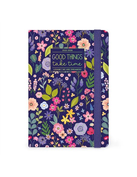 Agenda 16 Mois Semainier Photographique flowers - Medium - 2025/2026 - legami