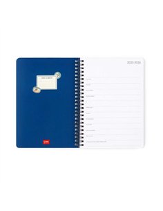 Agenda 16 Mois Semainier à Spirale travel stickers - Large - 2025/2026 - Legami 2