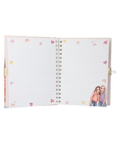 TOPModel Journal avec cadenas et bracelet