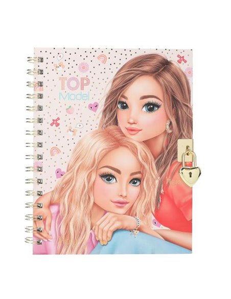 TOPModel Journal avec cadenas et bracelet