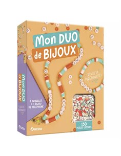 Mon duo de bijoux - 1 bracelet + 1 bijou de téléphone - Auzou