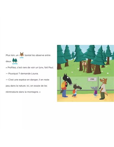 Je lis avec toi - P'tit loup - Le parc animalier