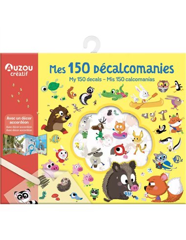 Ma pochette d'artiste - Mes 150 décalcomanies - Auzou