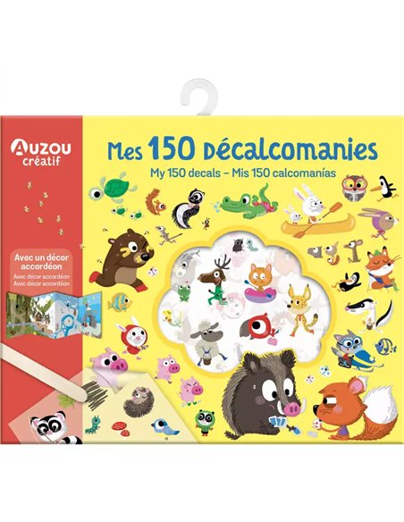 Ma pochette d'artiste - Mes 150 décalcomanies - Auzou