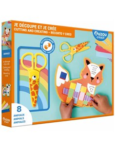 Mon coffret d'artiste - Je découpe et je crée - Auzou