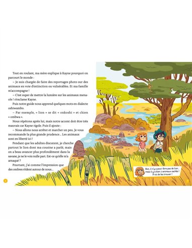 Mon roman enigme - Mission animaux - Aventures dans la savane