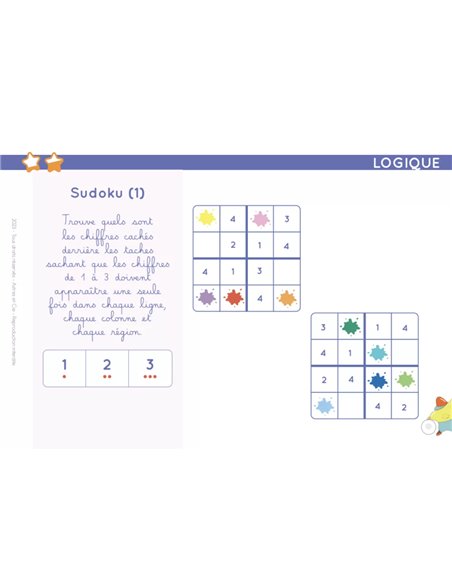 Chevalet Logique et Concentration - Etoilium