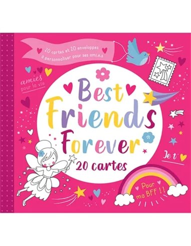 Best friend forever : 20 cartes à personnaliser - 123 soleil