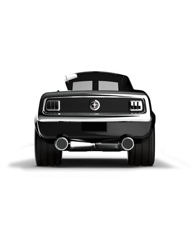 Baghera: FORD MUSTANG Racing Car Noir