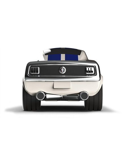 Baghera: FORD MUSTANG Racing Car Ivory White