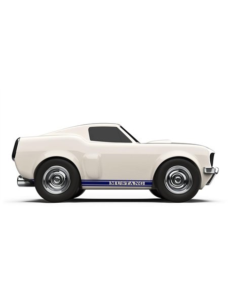 Baghera: FORD MUSTANG Racing Car Ivory White