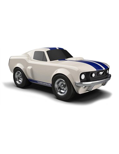 Baghera: FORD MUSTANG Racing Car Ivory White