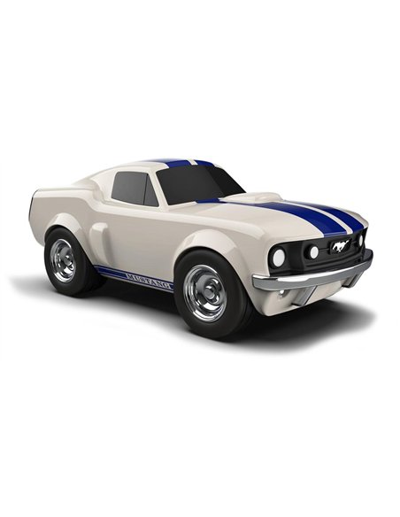 Baghera: FORD MUSTANG Racing Car Ivory White