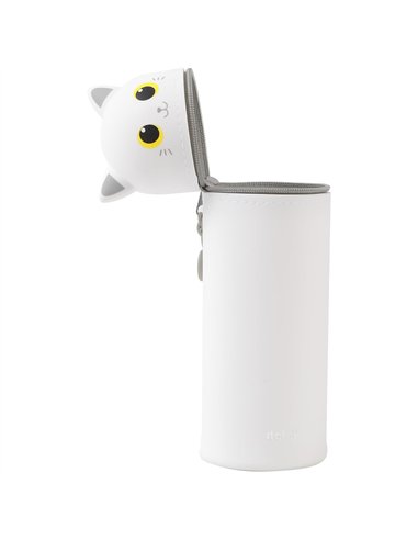 Trousse en silicone Kawaii - Chat Blanc iTOTAL