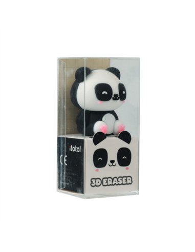 Gomme 3D kawaii - panda - itotal