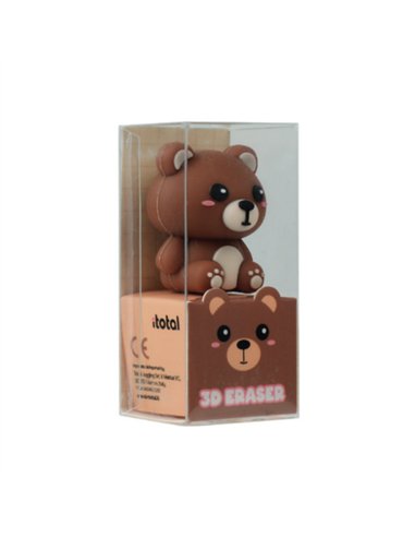 Gomme 3D kawaii - ours - itotal