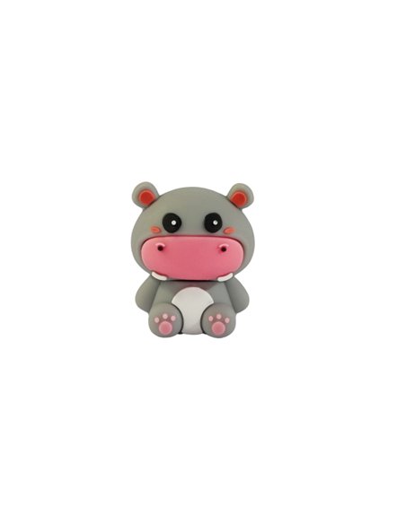 Gomme 3D kawaii - hippo - itotal