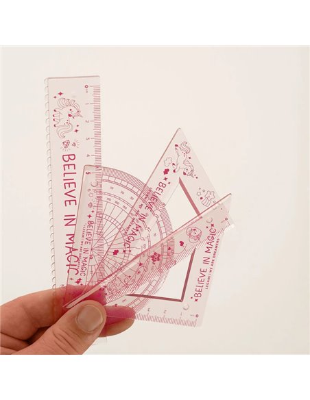 Set de Géométrie - You Rule licorne - legami