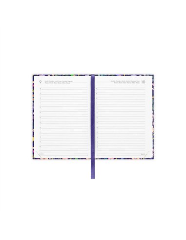 Agenda 16 Mois Journalier Photographique flowers - Small - 2025/2026 - legami