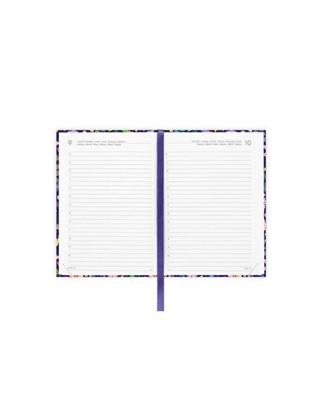 Agenda 16 Mois Journalier Photographique flowers - Small - 2025/2026 - legami