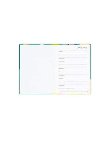 Agenda 16 Mois Journalier Photographique pura vida - Small - 2025/2026 - legami