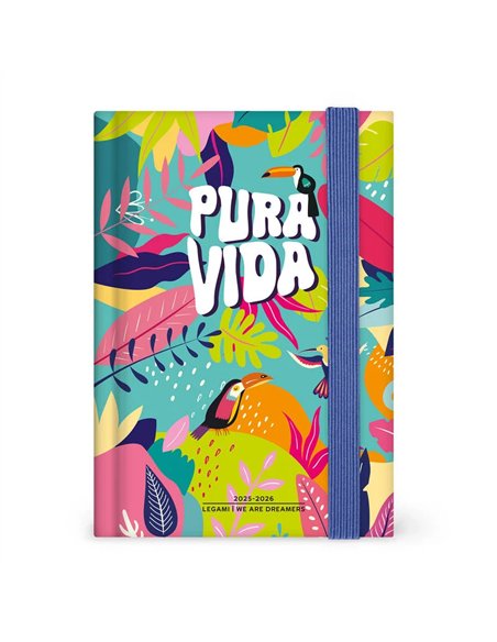 Agenda 16 Mois Journalier Photographique pura vida - Small - 2025/2026 - legami