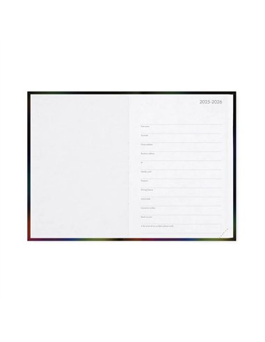 Agenda 16 Mois Journalier Photographique moth - Medium - 2025/2026 - legami