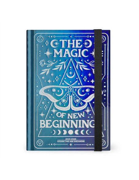 Agenda 16 Mois Journalier Photographique moth - Medium - 2025/2026 - legami