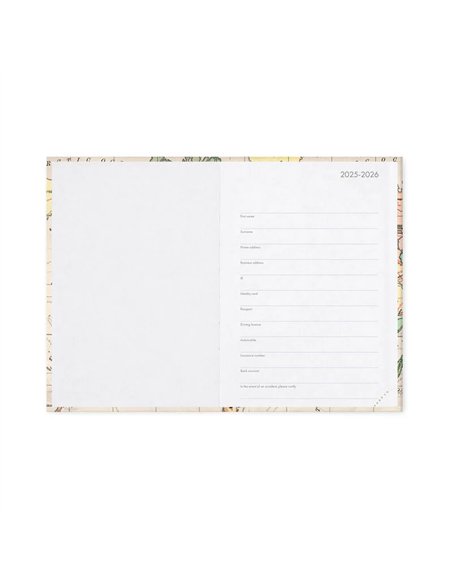 Agenda 16 Mois Journalier Photographique travel - Medium - 2025/2026