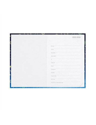 Agenda 16 Mois Journalier Photographique stars - Medium - 2025/2026 - legami