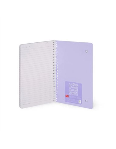 Cahier Ligné - Large - à Spirale - Format A5 tarot - Legami