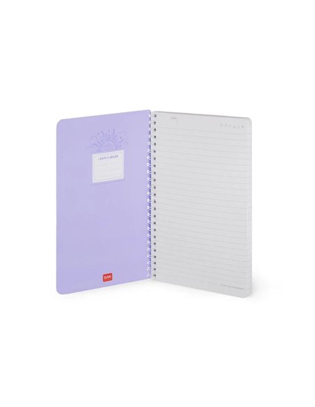 Cahier Ligné - Large - à Spirale - Format A5 tarot - Legami