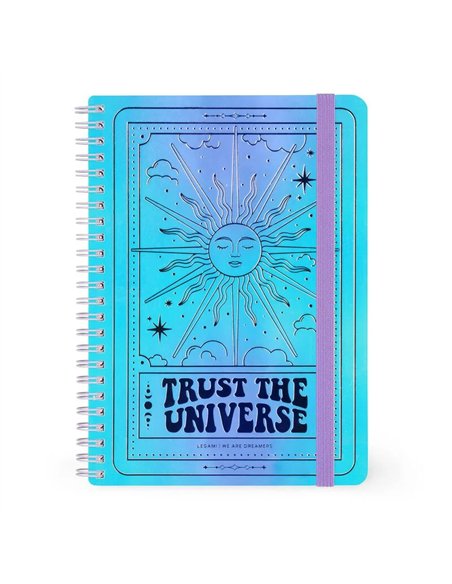 Cahier Ligné - Large - à Spirale - Format A5 tarot - Legami