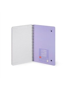 Cahier Ligné - Large - à Spirale - Format A5 licorne - legami 2