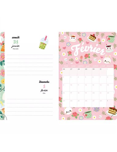 Mon agenda super kawaii 2025-2026 - Auzou