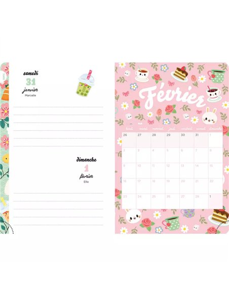 Mon agenda super kawaii 2025-2026 - Auzou