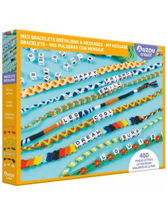 Mon coffret d'artiste - Mes bracelets brésiliens à messages - auzou