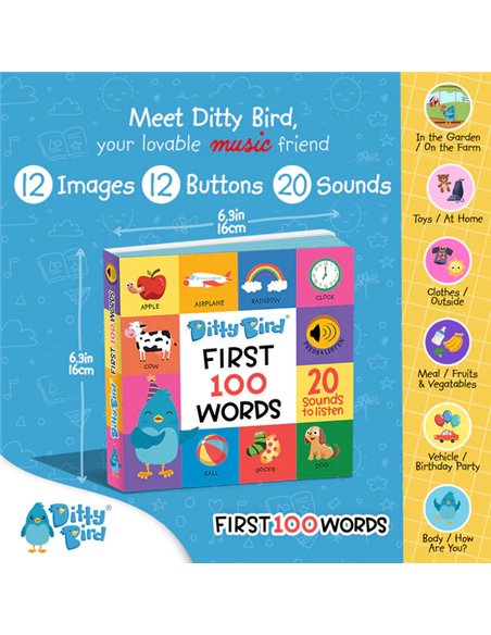 Ditty Bird - First 100 Words