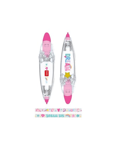 STYLO DE RUBAN DÉCORATIF - DECO TAPE - UNICORN - legami