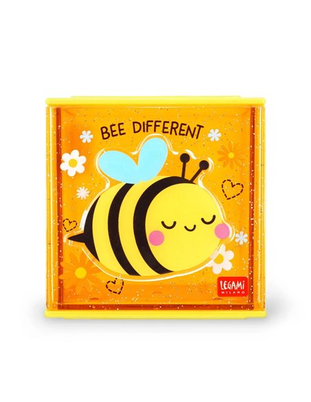 Boîte Empilable de Bureau - Cutie Cube - abeille - legami