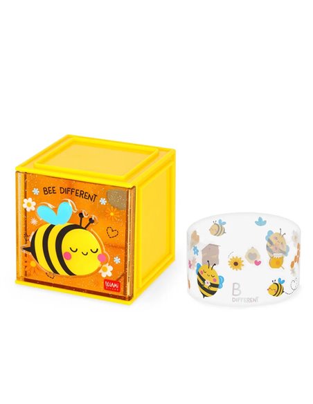 Boîte Empilable de Bureau - Cutie Cube - abeille - legami