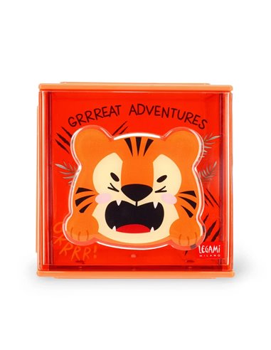 Boîte Empilable de Bureau - Cutie Cube - tigre - legami