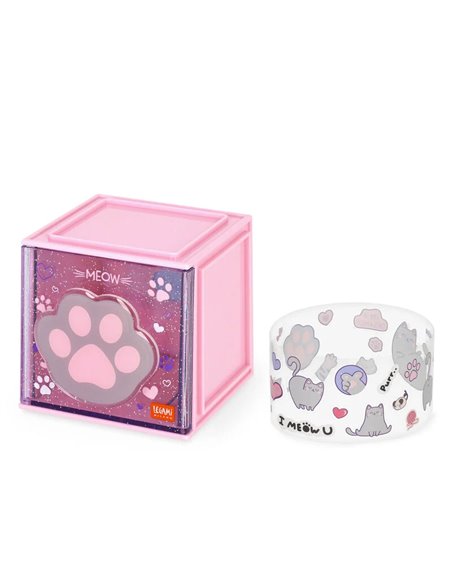 Boîte Empilable de Bureau - Cutie Cube - kitty - legami