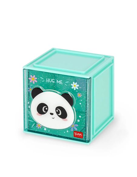 Boîte Empilable de Bureau - Cutie Cube panda - legami