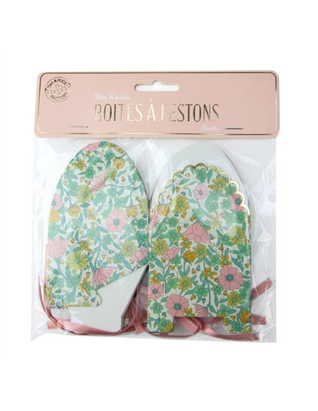 PETITES BOITES A FESTONS SHABBY X 8
