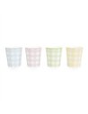 GOBELETS 200ML VICHY PASTEL 4 COUL ASSX 8