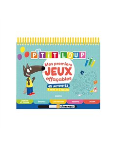 P'tit loup - Mes premiers jeux effaçables - auzou