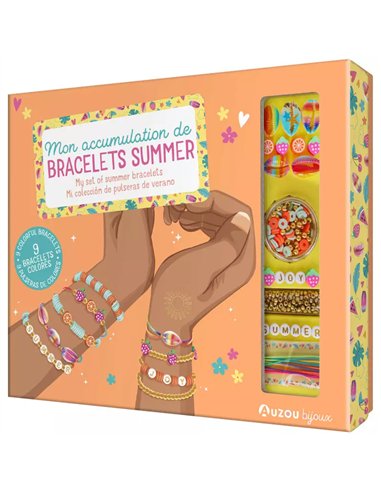 Ma boîte à bijoux - Mon accumulation de bracelets summer - auzou