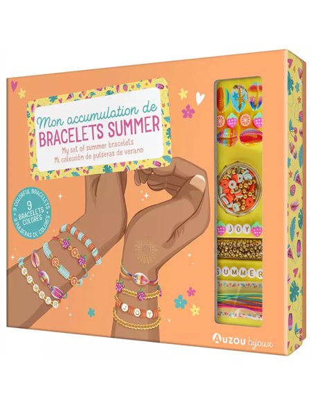 Ma boîte à bijoux - Mon accumulation de bracelets summer - auzou